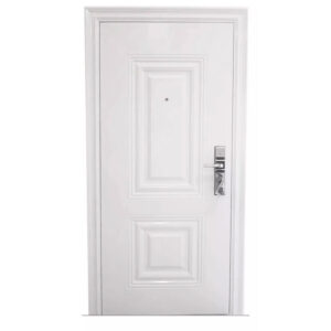puerta de seguridad 2 paneles blanca