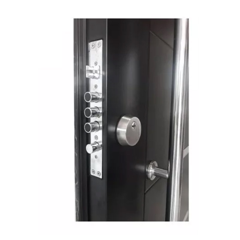 Puerta de seguridad barral negra alto 2,05m ancho 96cm - Imagen 5