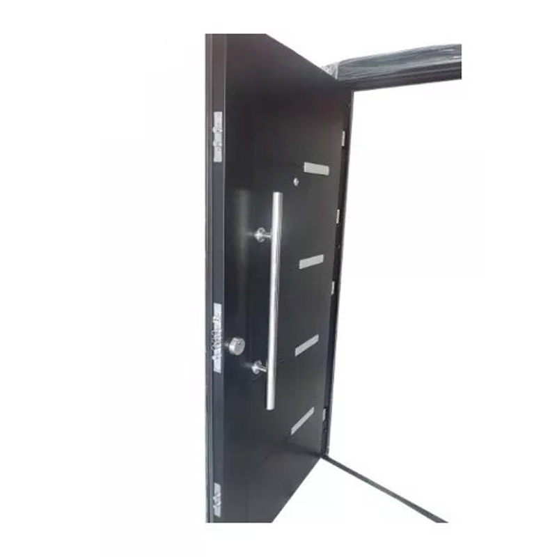 Puerta de seguridad barral negra alto 2,05m ancho 96cm - Imagen 4