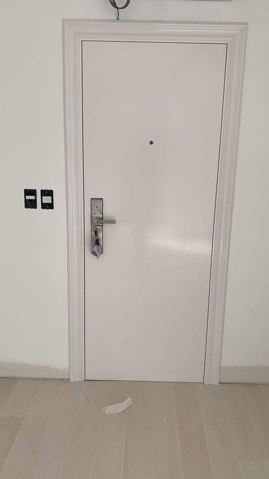 Puertas y ventanas vidrio templado Puerta de seguridad color blanca alto 2,05m ancho 86cm - Imagen 8