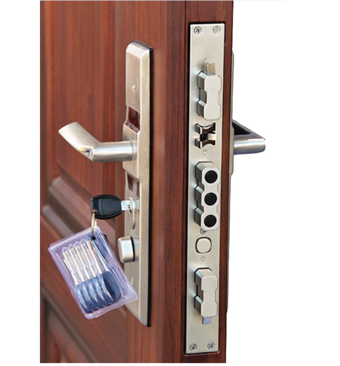 Puerta y media Puerta de seguridad maxima 9cm ancho alto 2,05m ancho 120cm - Imagen 3