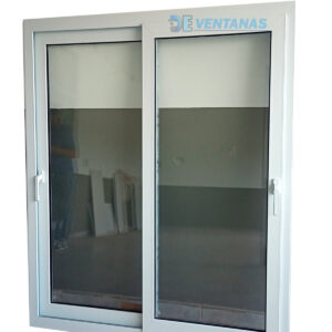 Ventana corrediza 1200 ancho x 1500 mm Doble vidrio templado