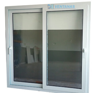Ventana corrediza 1500 x 1500 mm Doble vidrio templado