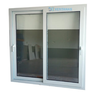 Ventana corrediza 1200 x 1100 mm Doble vidrio templado